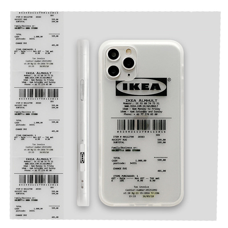Ikea Letter frosted phone case