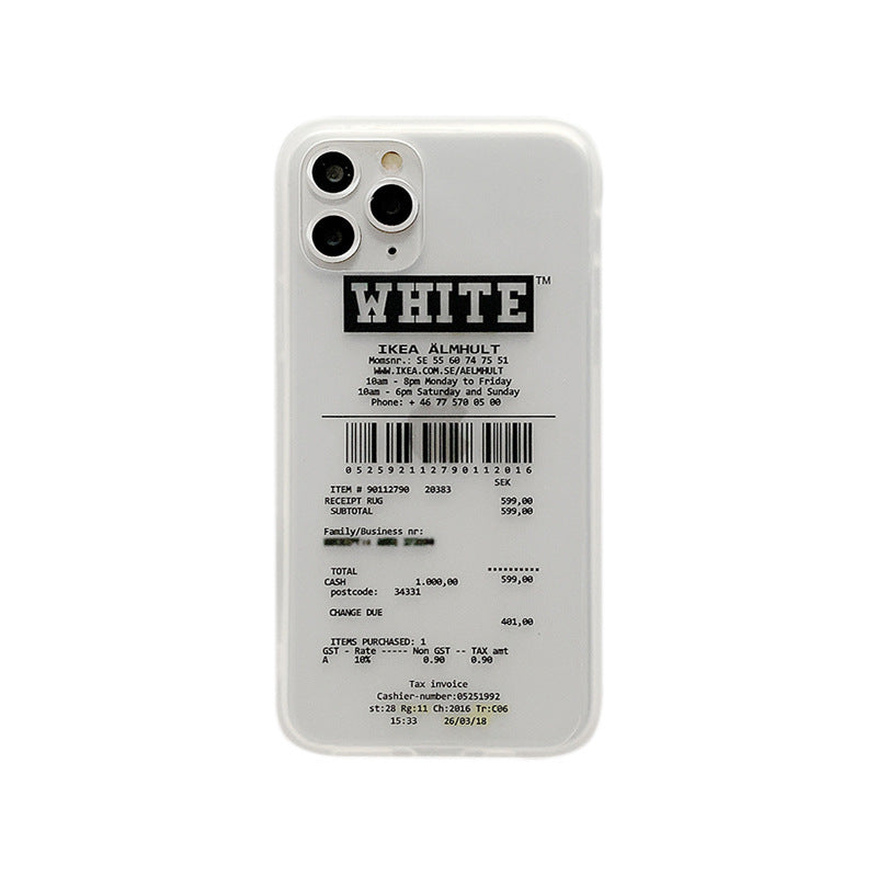 Ikea Letter frosted phone case