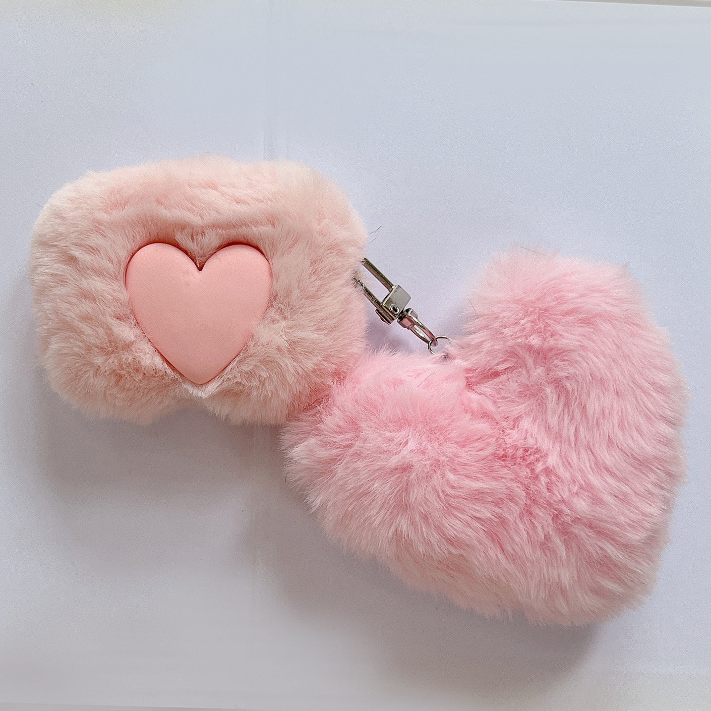 Plush Loving Heart Bluetooth Headphone Case